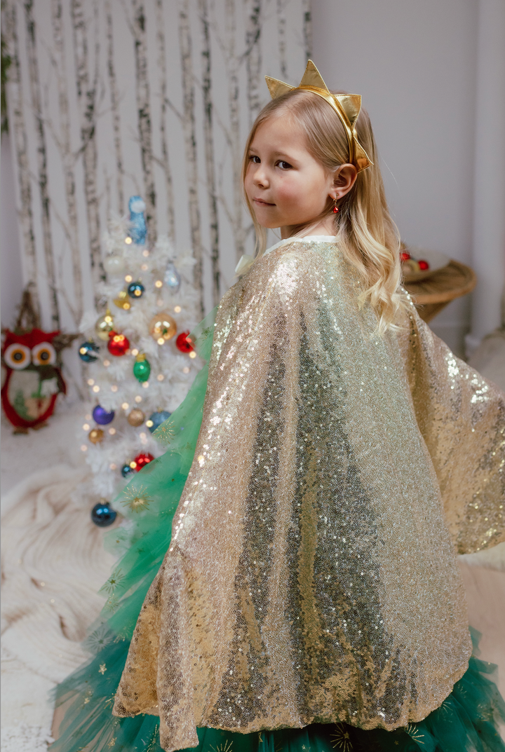 Vestido Árbol de Navidad con Diadema