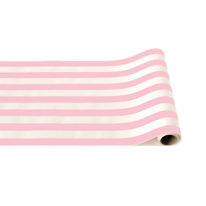 Camino de Mesa Cabana Stripe Rosa Pétalo