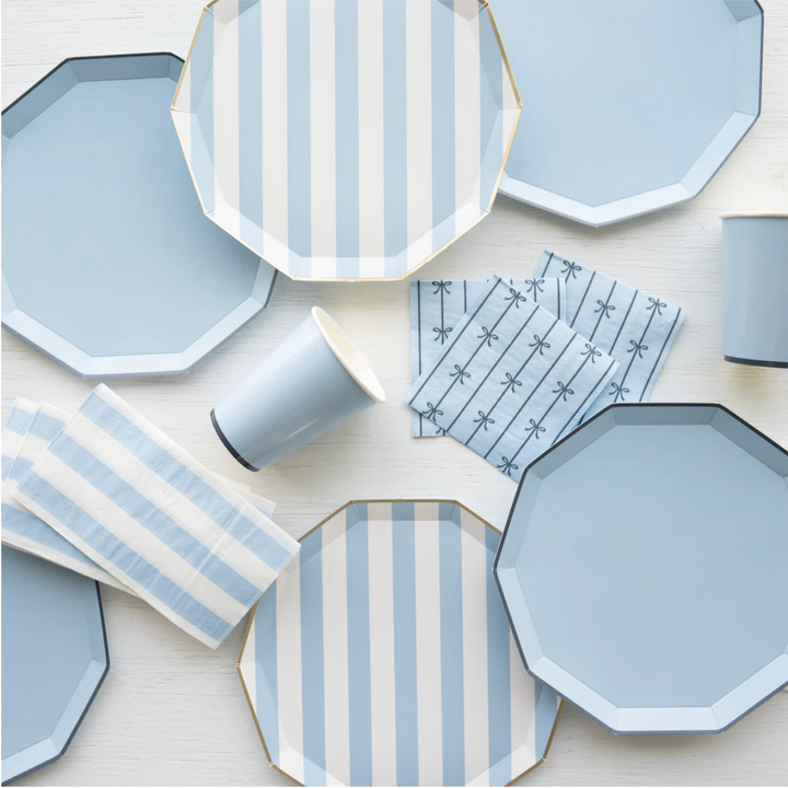 Plato Grande Azul Cielo