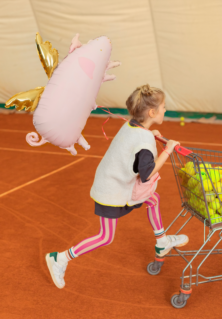 Globo Foil Cerdito con Alas