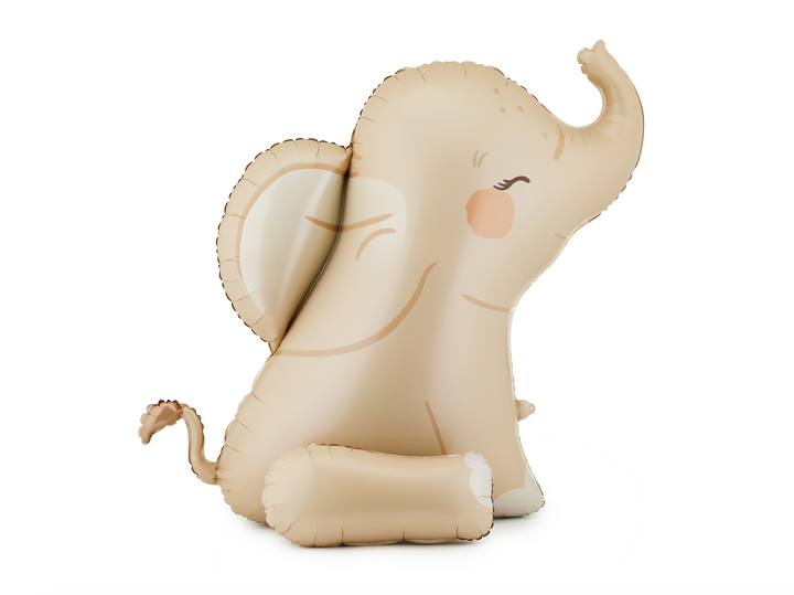 Globo Foil de Pie XL Elefante Crema