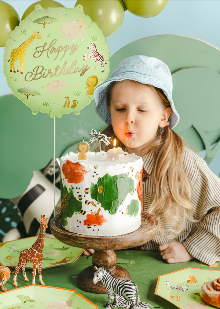 Globo Foil Safari Happy Birthday 45cm