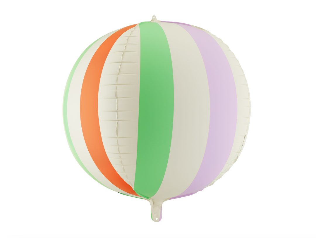 Globo Foil Orbit de Rayas Multicolor 75cm