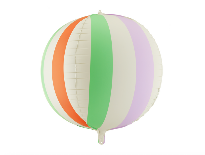 Globo Foil Orbit de Rayas Multicolor 75cm