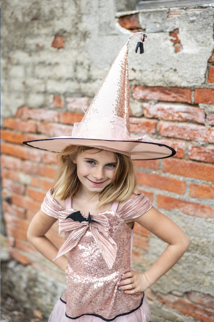 Vestido de Bruja Elegante con Sombrero