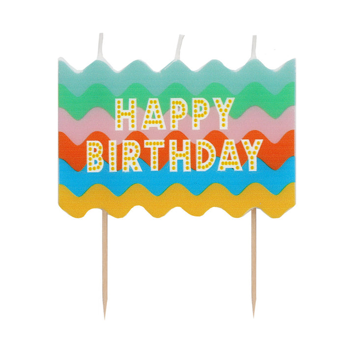 Vela Happy Birthday Wavy Grande
