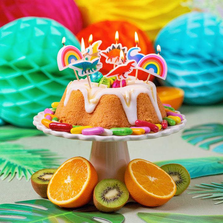 Velas Dino 5 Uds