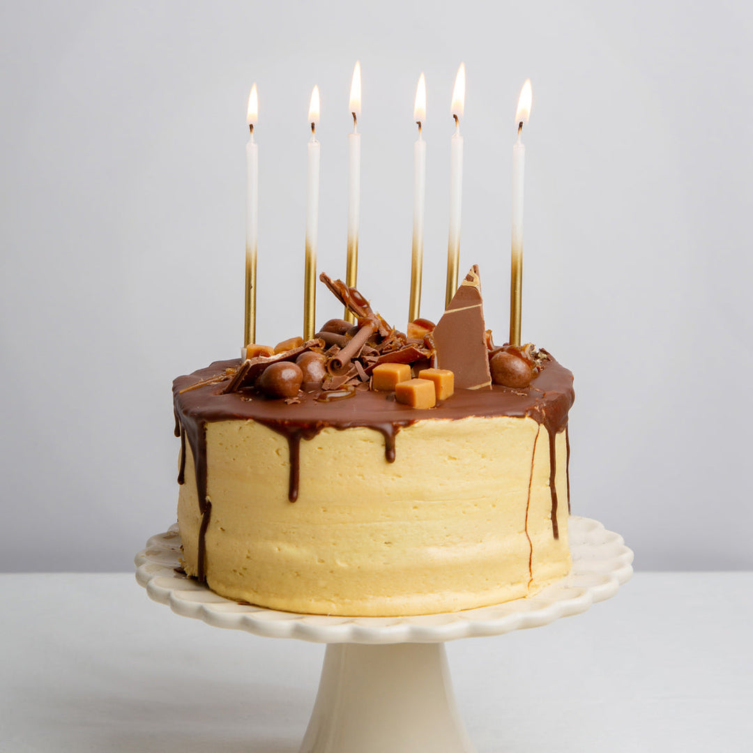 Velas Degradado Dorado 16 Uds