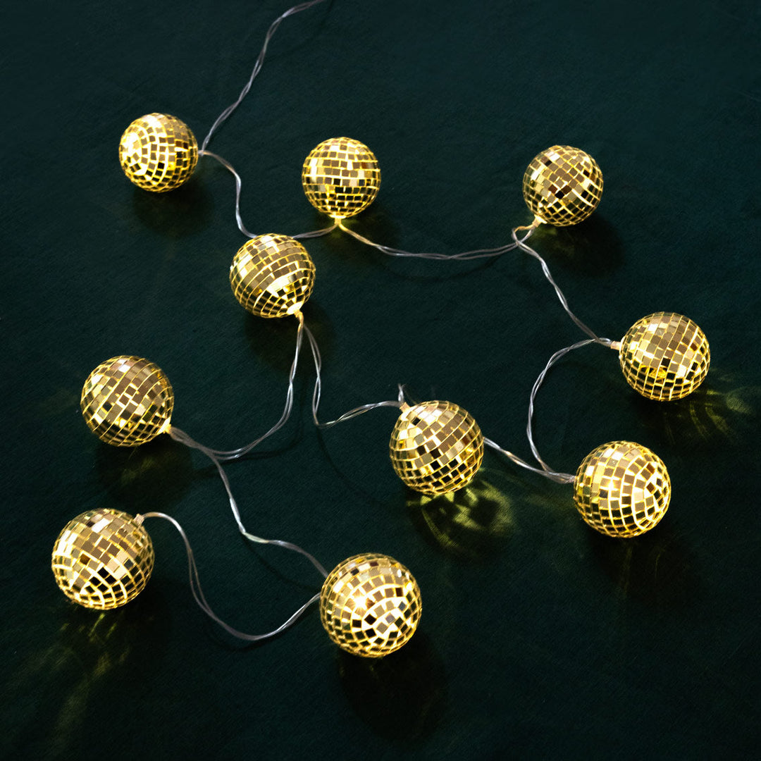 Guirnalda de Luces Bolas de Disco 5.2”