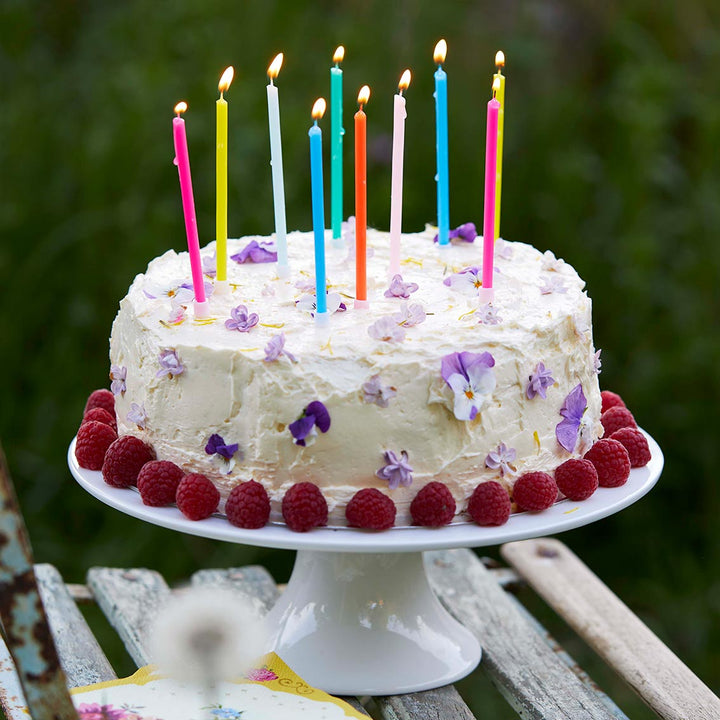 Velas de Cumpleaños Arcoíris 16 Uds